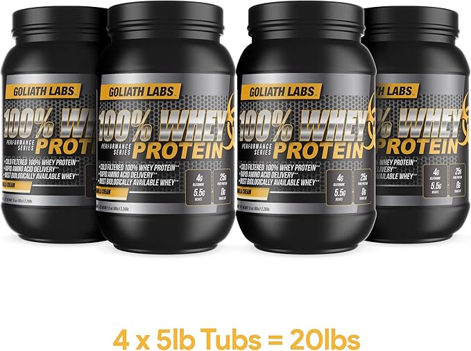 Goliath Labs GL 100% Whey Protein Powder 20 lb (Chocolate)