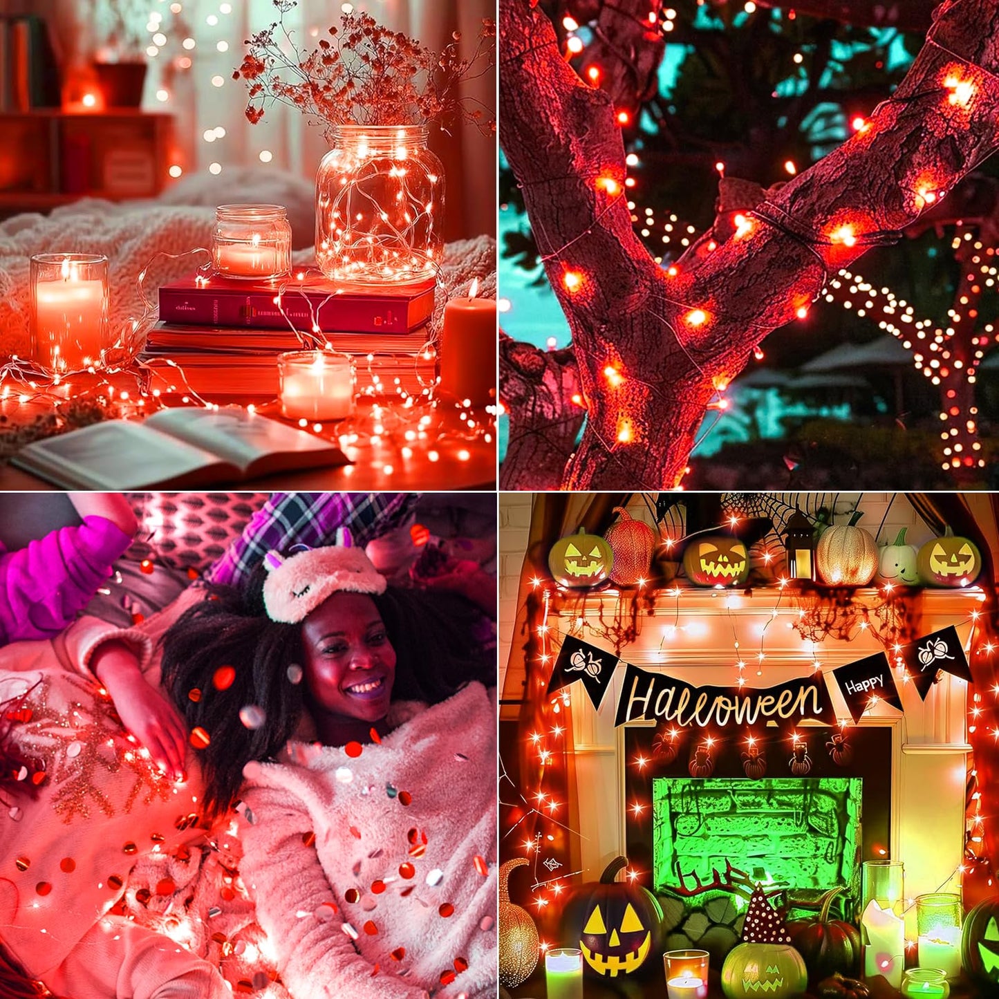24Pack Fairy Lights Battery Operated, 7ft 20 LED 3 Modes Speed Twinkle Mini String Lights Waterproof Silver Wire Firefly Starry Lights for Mason Jars Wedding Party Christmas Decorations