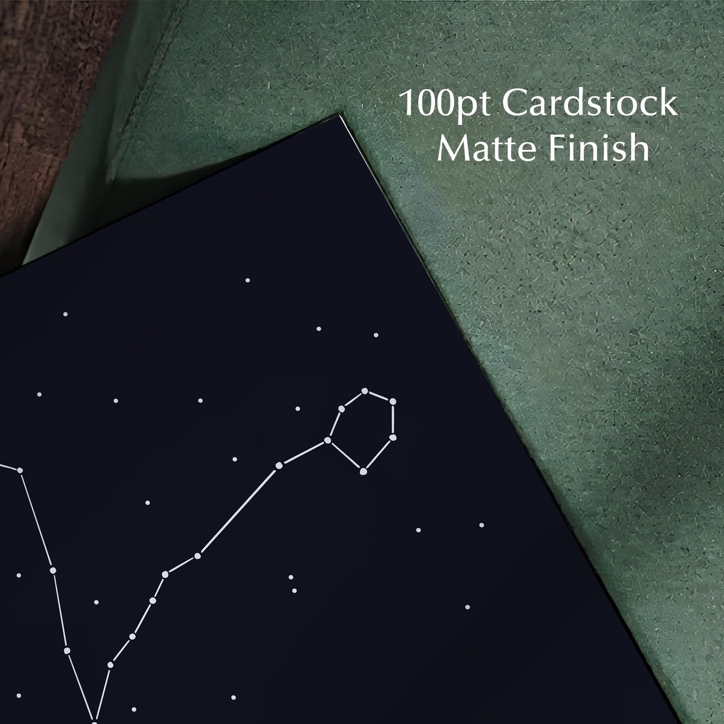 Zodiac Wall Art – Pisces Constellation Poster 11x14, Astrology Wall Art Print in Midnight Black – Pisces Zodiac Sign Gift for Women or Men, Celestial Bedroom or Office Decor, Unframed