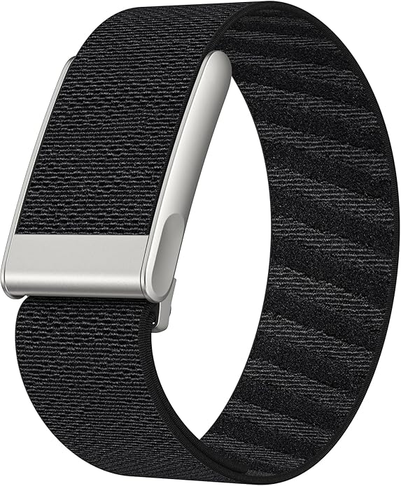 VeveXiao Stretchy Nylon Wristband Compatible with Whoop 5.0/Whoop MG Bands,Soft Stretchy Nylon Sports Loop Replacement Bands for Men Women, with Metal Frame Adjustable Connector