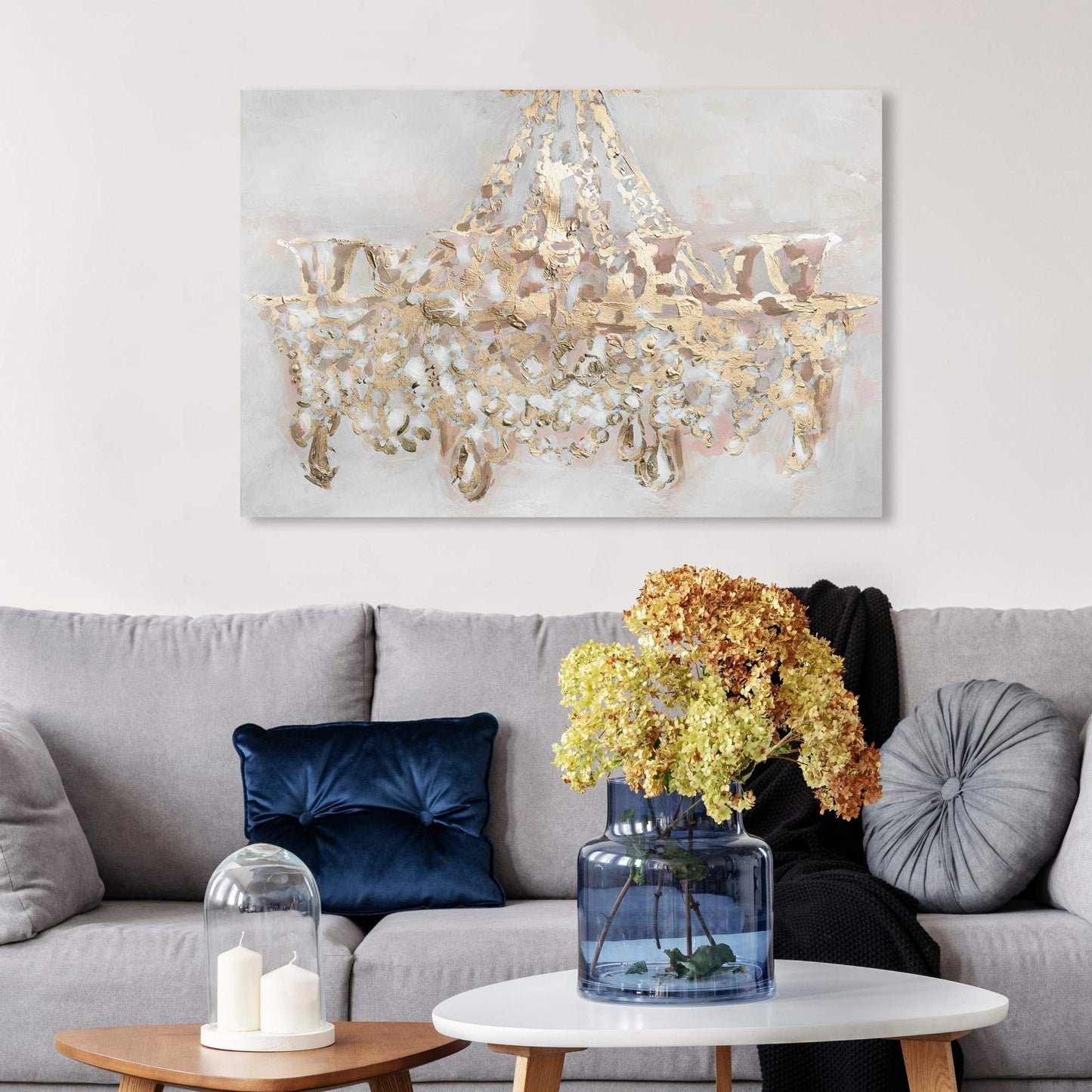 The Oliver Gal Artist Co. Fashion and Glam Wall Art Canvas Prints 'Candelabro'