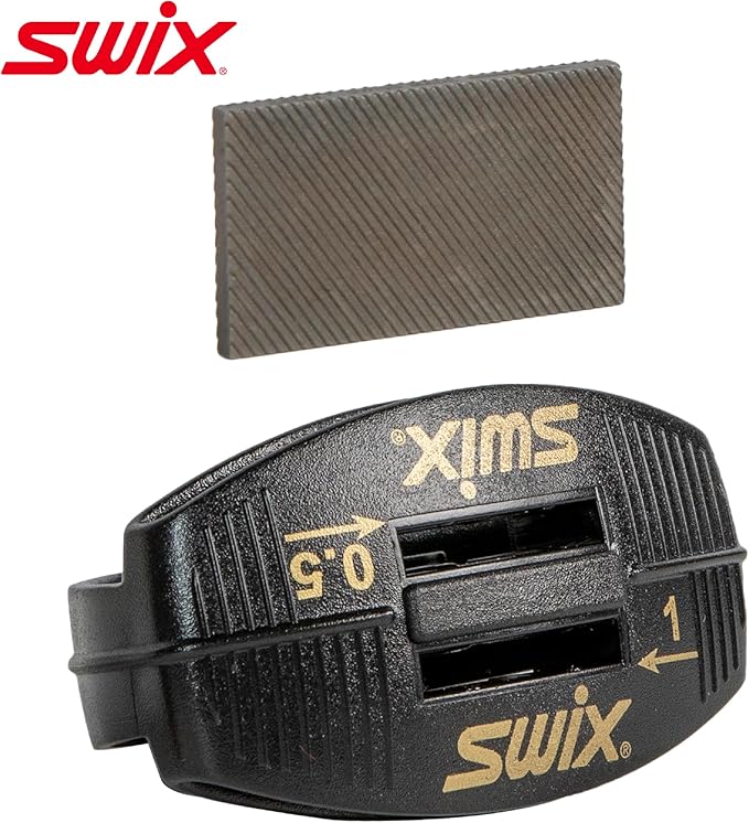Swix Ski and Snowboard Touchup and Wax Kit - Comprehensive Winter Sports Maintenance Set with F4 Wax, Pocket Edger, Gummi Stone, Ski Brake Retainers, and Ski Straps