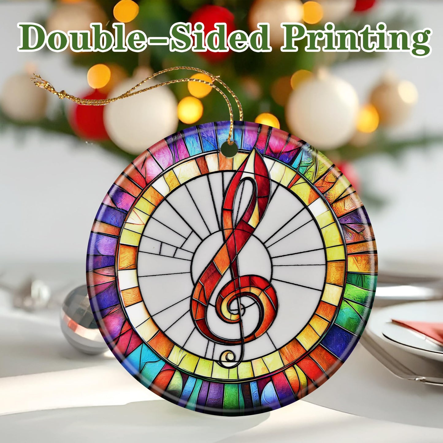 Musical Ornament, Christmas Ornament – Christmas Tree Decor, Holiday Decoration, Stocking Stuffer, Festive Gift Idea, Gifts for Music Lover, Friends, and Family