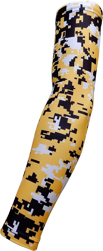 Youth & Adult Sizes Moisture Wicking Compression Arm Sleeve (1 Sleeve) (Over 100 Colors Available in Our Store)