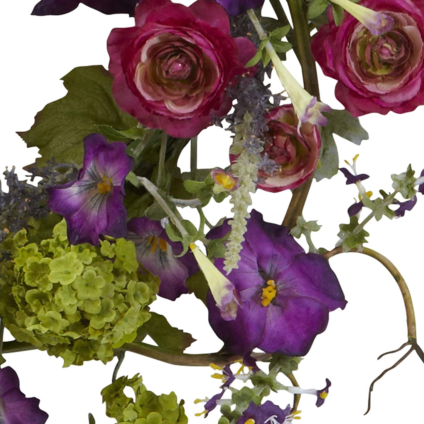 Nearly Natural 20in. Artificial Veranda Garden Wreath