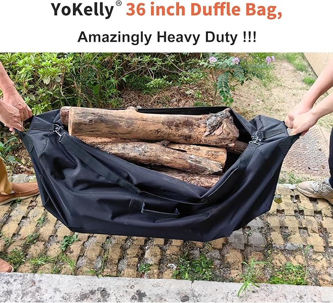 100L Large Duffle Bag - 36 inch Heavy Duty Luggage Bag for Travel/Camping - Black
