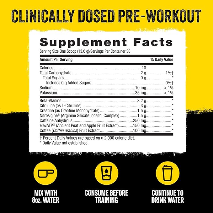 Beyond Raw LIT Pre-Workout - Gummy Worm (30 Servings)