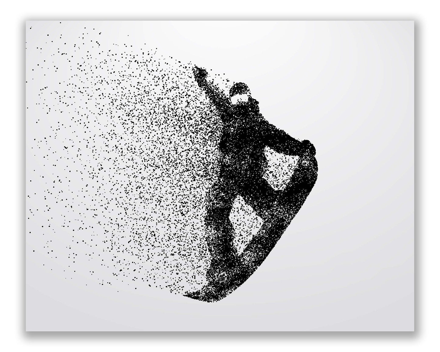 Summit Designs Snowboarding Wall Decor Art Prints - Particle Silhouette – Set of 4 (8x10) Inch Poster Photos Prints - Man Cave, Bedroom Decor - Kids Boys Girls Gift Idea