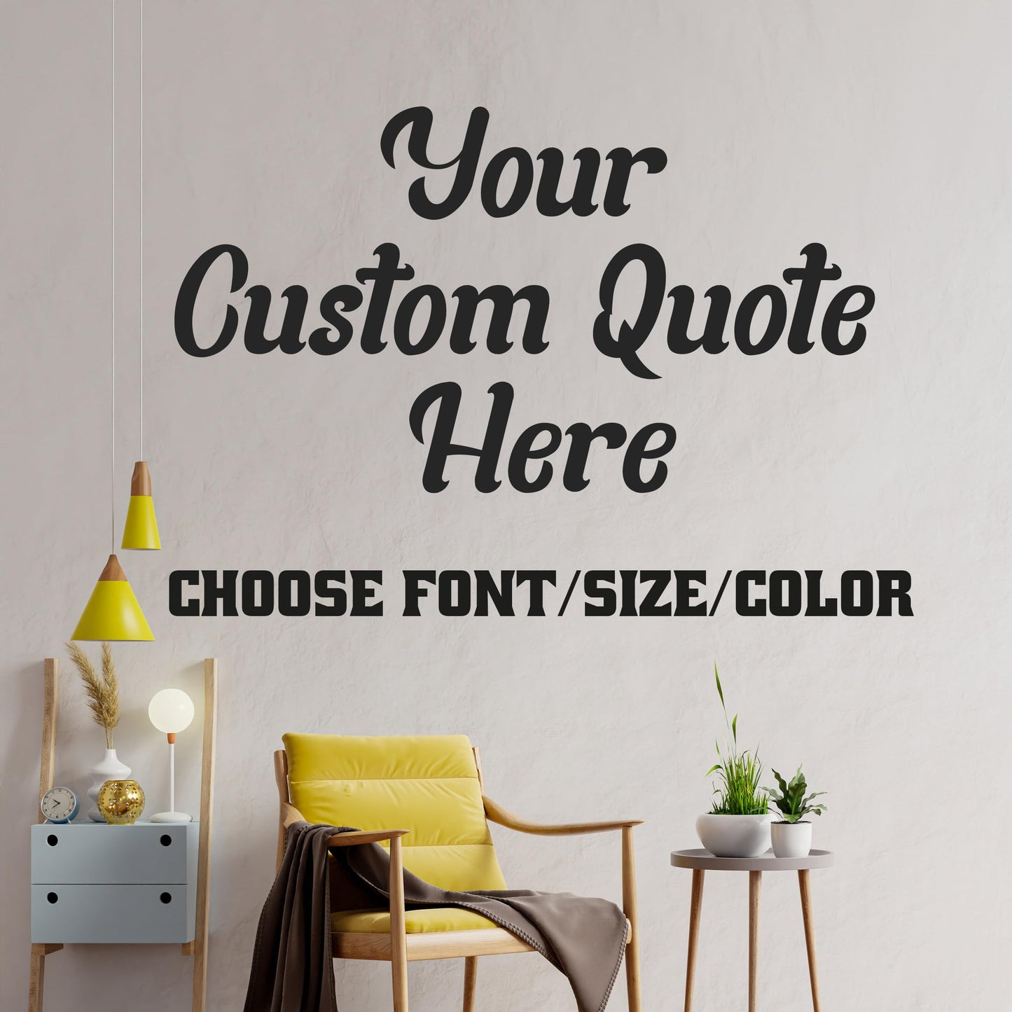 Personalized Custom Vinyl Wall Sticker - Inspirational Wall Decal for Office Decor, Car, Vehicle, Boat - Motivational Wall Art Vinyl Decal with Words Saying