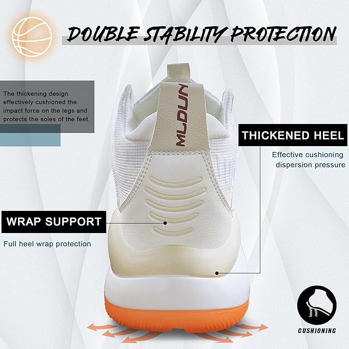 Men's Basketball Shoes Breathable Anti Slip Fashionable Graffiti Training Shoes Outdoor Shoes