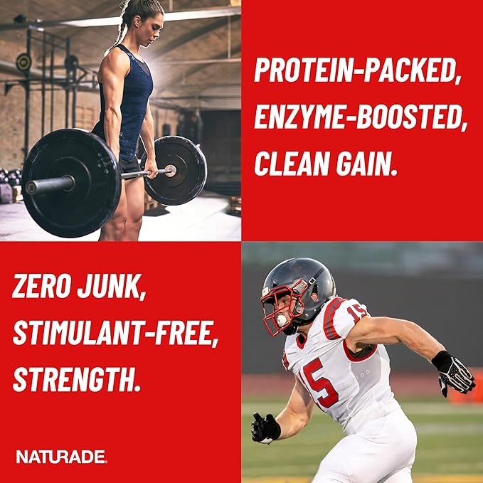 Naturade All-Natural Weight Gain Instant Nutrition Drink Mix, Vanilla, 40.6 Ounce