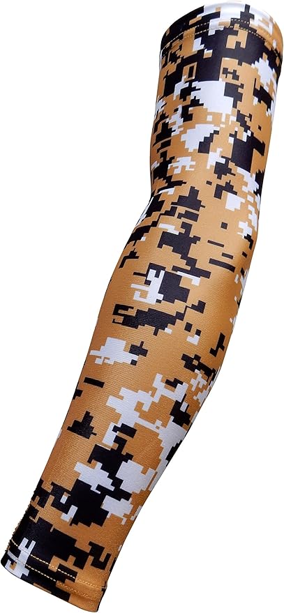Youth & Adult Sizes Moisture Wicking Compression Arm Sleeve (1 Sleeve) (Over 100 Colors Available in Our Store)