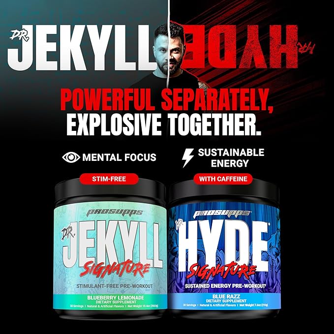PROSUPPS Mr. Hyde Xtreme Pre Workout Powder with Creatine, Beta Alanine & Caffeine ??Extreme Energy, Pumps, Focus & Performance - Fitness & Gym Supplements for Men & Women (Pixie Dust, 30 Servings)