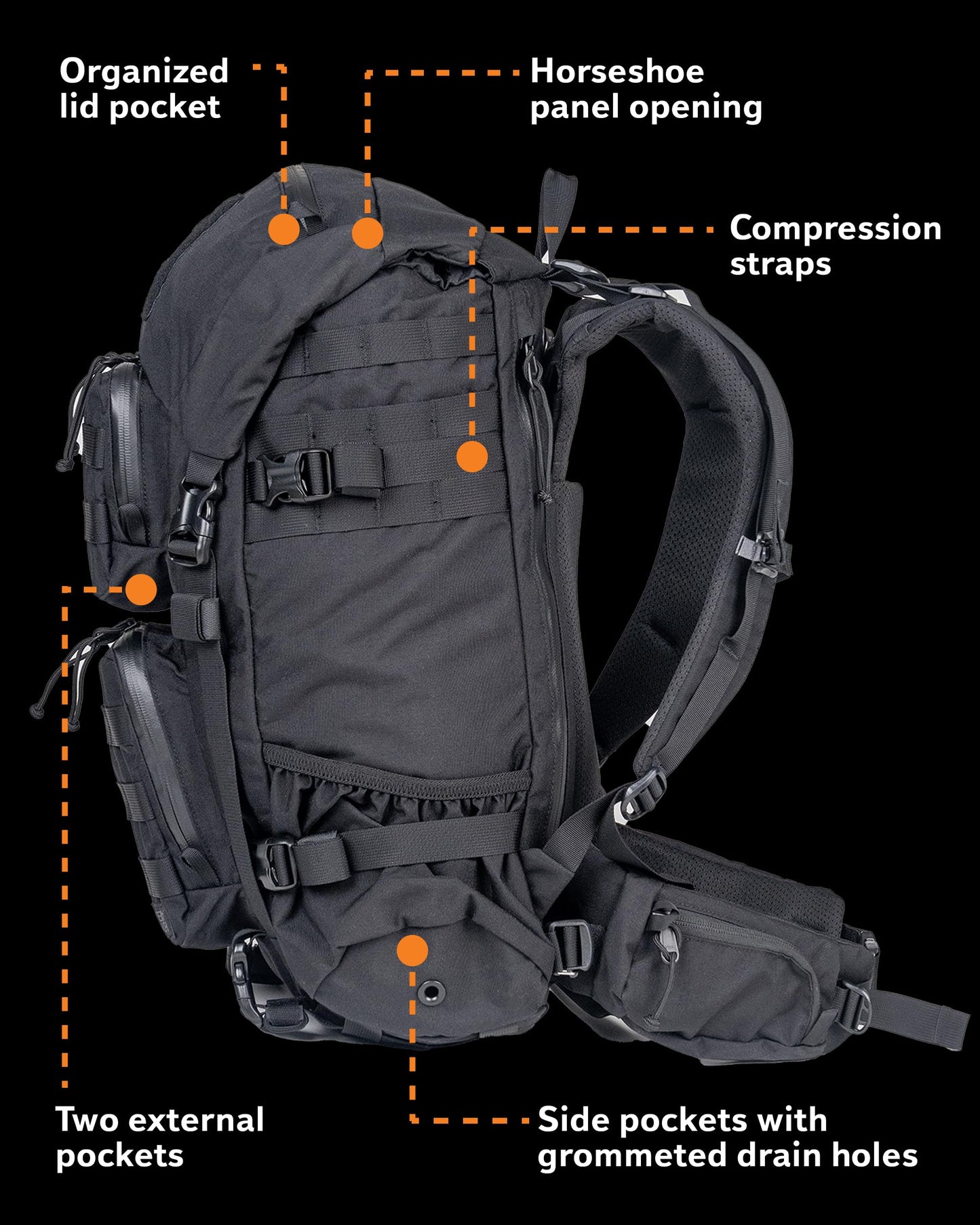Mystery Ranch Blitz 35 Backpack – Modern Utility Bag with Top-Load Access, Organized Lid & Padded Laptop Sleeve – Black, L/XL