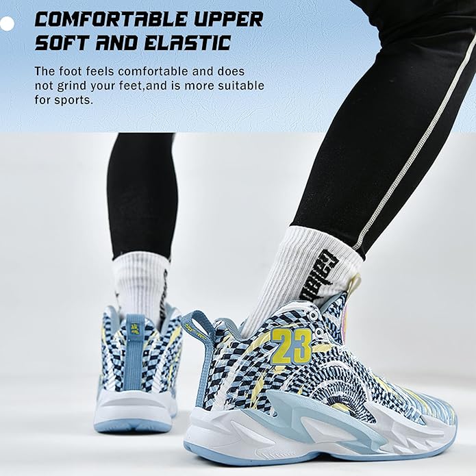 Men Basketball Shose Breathable Men Non Slip Outdoor Fashion Sneakers