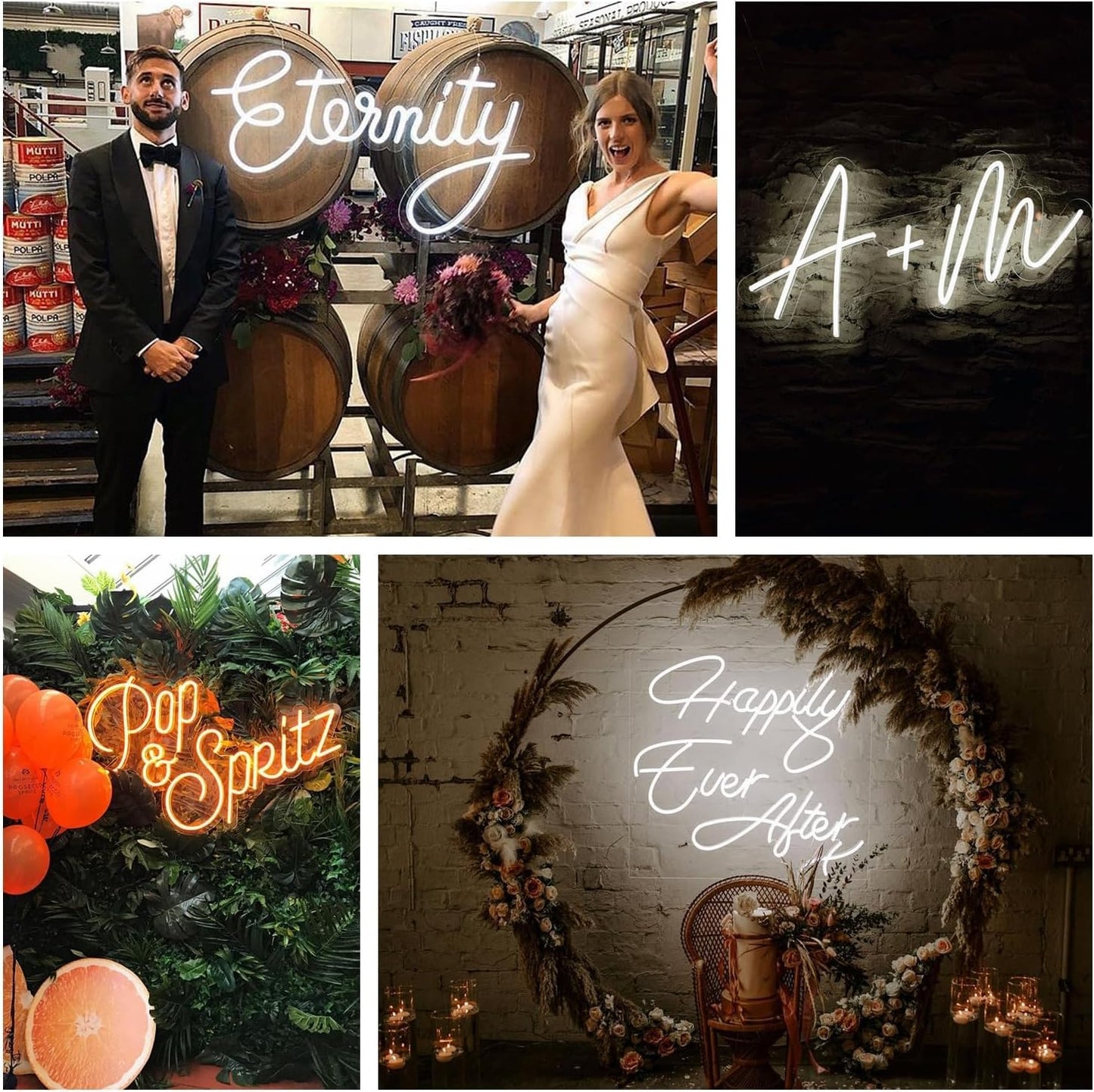 LC Sign Custom Neon Sign, LED Name Signs Customizable for Wedding Events Prom, Personalized Led Neon Light Gifts for Bedroom Wall Decor, Office Coffee Bar Shop Business Signs