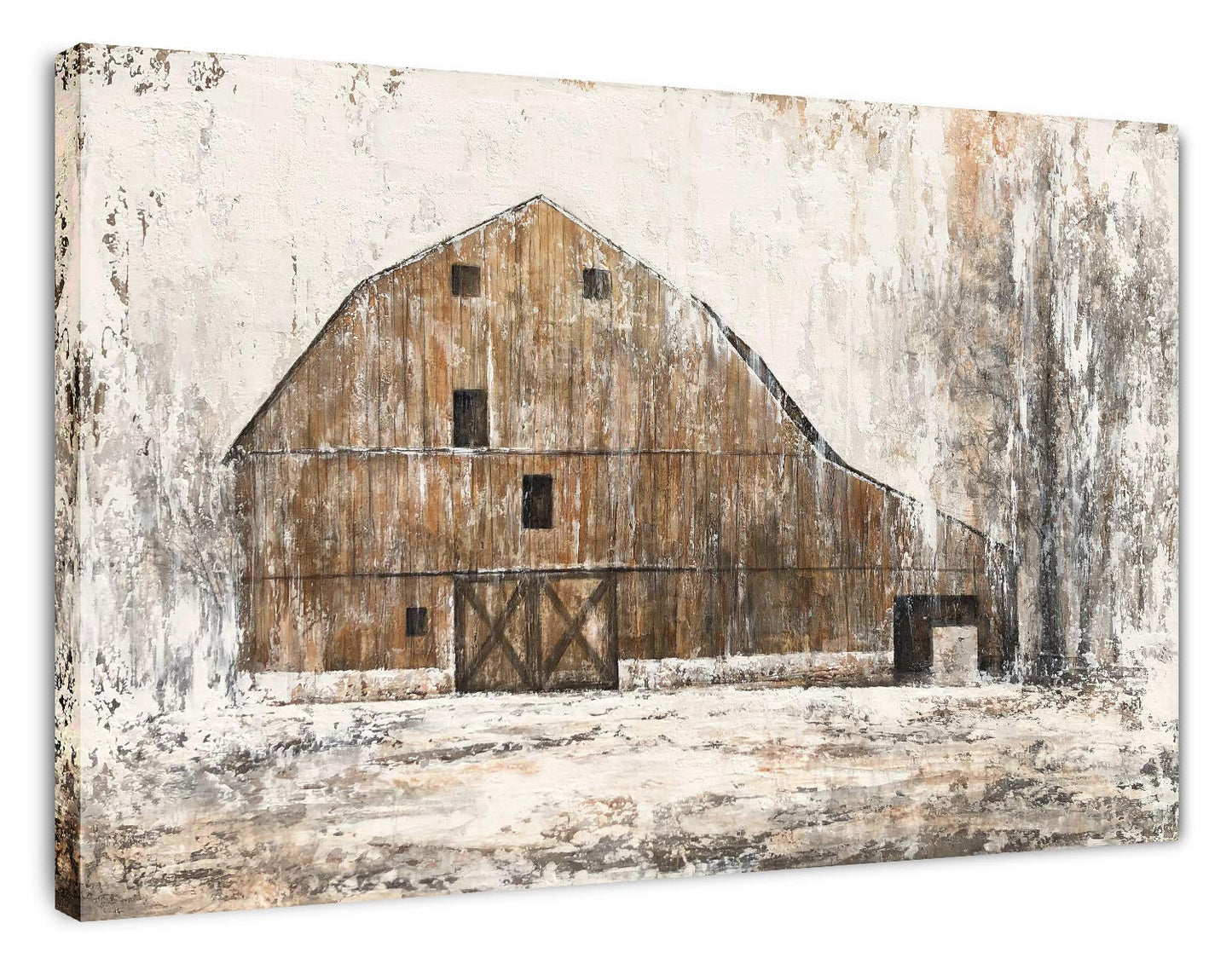 Yihui Arts Farmhouse Rustic Wall Decor Canvas Wall Art Painting Pictures for Dinning Room