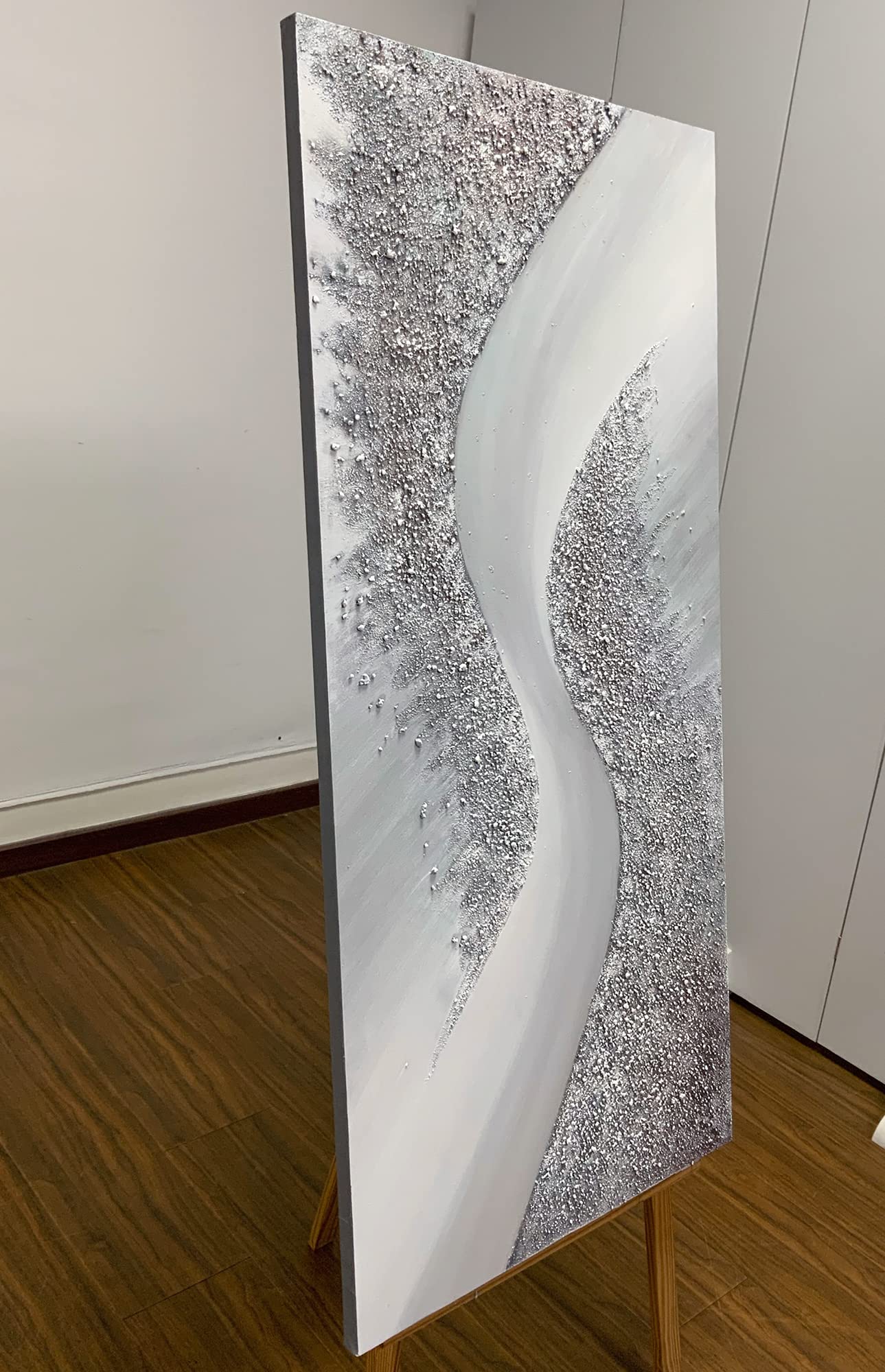 Yotree Paintings, 30X60 Inch Paintings Oil Hand Painting 3D Artwork Art Wood Inside Framed Hanging Wall Decoration Abstract Wall Art (30X60)