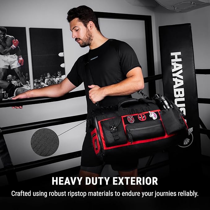 Hayabusa Marvel Hero Elite Deadpool Gym Bag Officially Licensed - 50 Liters