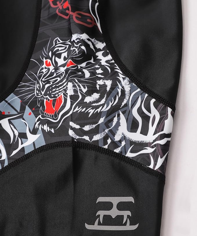 HUGE SPORTS Men's Rash Guard Swim Shorts Compression Swimming Jammer Cool Dry Active Swimsuit Workout Shorts Sports Tights