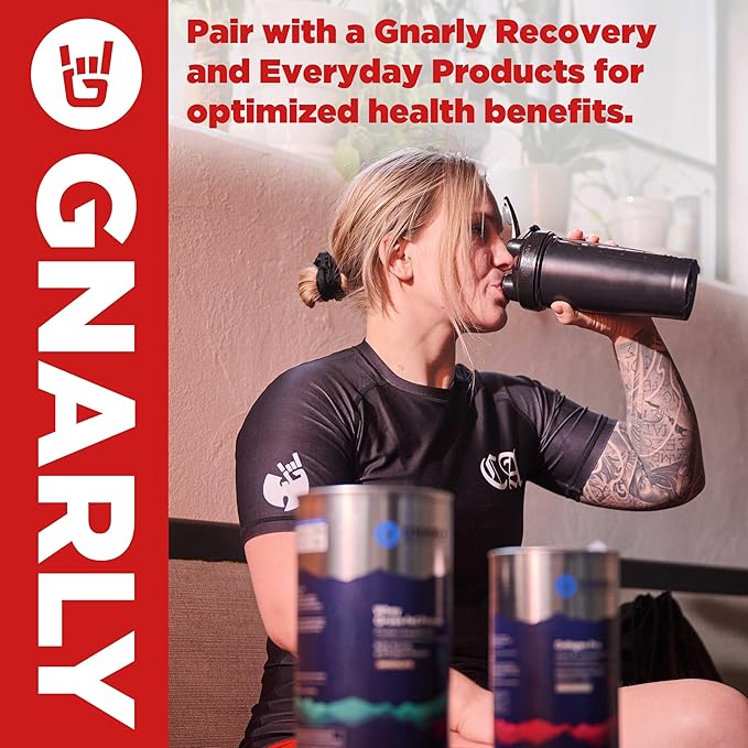 Gnarly Nutrition BCAA Powder, Fruit Punch ??Pre-Workout BCAAS Amino Acids ??NSF Sport Certified ??Supplement to Support and Rebuild Muscle ??Fruit Punch with Caffeine, 10.58 oz