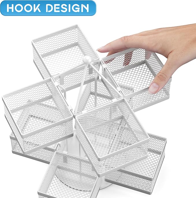 Tea Bag Organizer, Tea Bag Storage Holder Spinning Carousel 96 Teabags Container, Lazy Susan Coffee Creamer Sweetener Tea Caddy for Kitchen Counter Cabinet Pantry Shelf Organizer