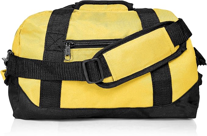 DALIX 14" Small Duffle Bag Two Toned Gym Travel Bag