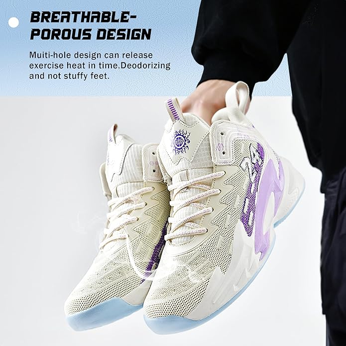 Men Basketball Shose Breathable Men Non Slip Outdoor Fashion Sneakers