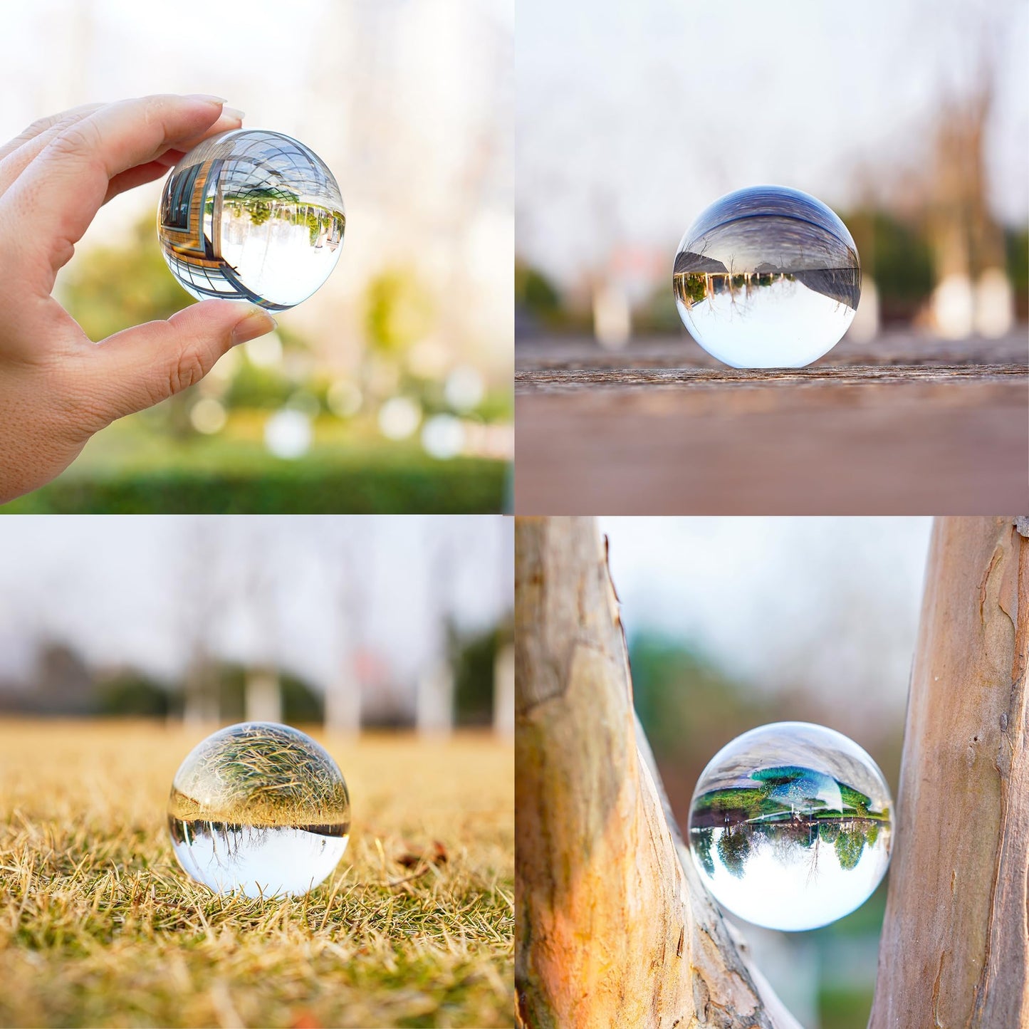 60mm Clear Crystal Ball with Stand Handcrafted Photography Prop for Magical Shots Elegant Home & Party Decor Gift for Women