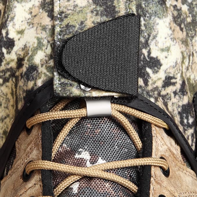 QOGIR Hunting Gaiters Boot Gaiters, Durable Leg Gaiters for Hunting, Waterproof Hiking Gaiters, Adjustable Snow Boot Gaiters