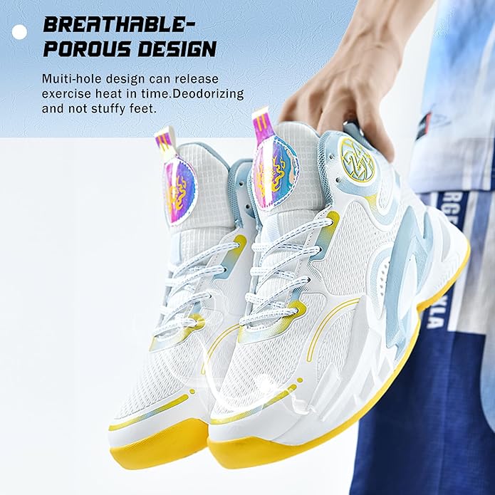 Men Basketball Shose Breathable Men Non Slip Outdoor Fashion Sneakers