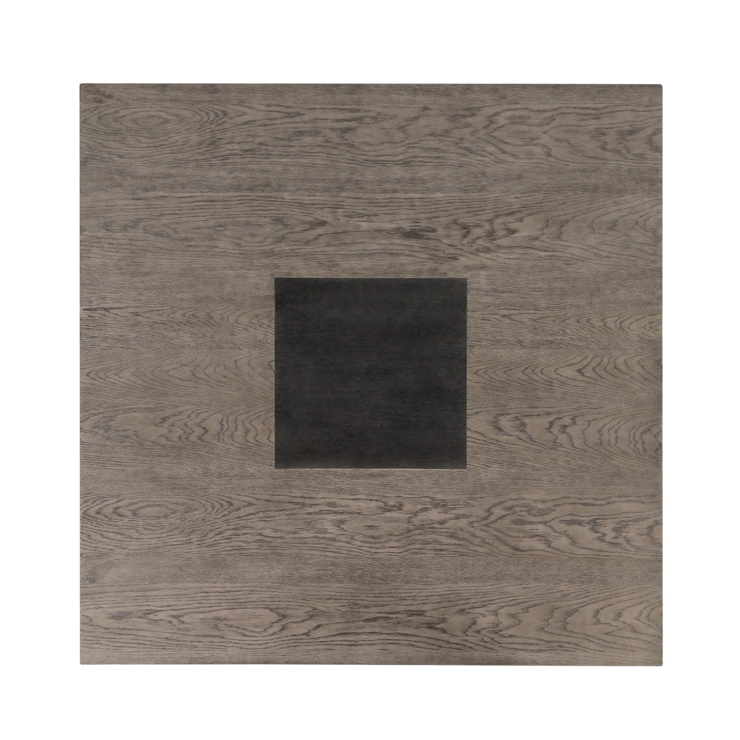 Furniture of America Demi Modern Solid Wood 54-inch Square Dining Table with Cone-Shaped Pedestal Base, Two-Tone Design, Seats up to 4, for Home Kitchen, Living Room, Dinettes, Rustic Oak/Dark Walnut