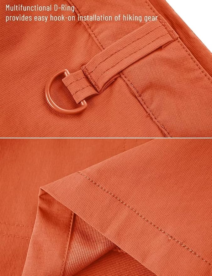 MAGCOMSEN Men's Hiking Cargo Shorts Quick Dry Lightweight 9" Golf Shorts Summer Casual Work Outdoor with 5 Zipper Pockets
