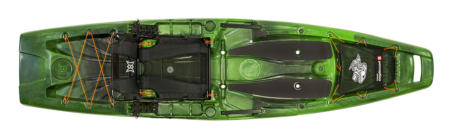 Perception Kayaks Outlaw 11.5 | Sit on Top Fishing Kayak + Outlaw 3-Piece Kayak Paddle