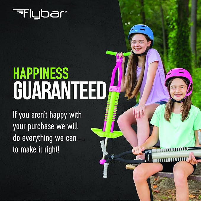 Flybar Master Pogo Stick for Kids Ages 9+, 80–160 lbs – Easy Grip Handles – Active Exercise Toy for Tweens & Teens – Outdoor Toy with Non-Slip Foot Pegs for Boys and Girls – No Assembly Needed