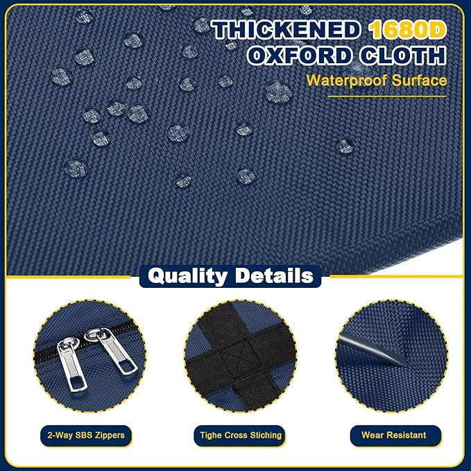 Extra Large Duffle Bag, 30 x 19 x 11 in Travel Big Duffle Bag with Zipper Handle Storage Foldable Waterproof Lightweight Bag for Women Men Travel Moving Camping (Dark Blue)