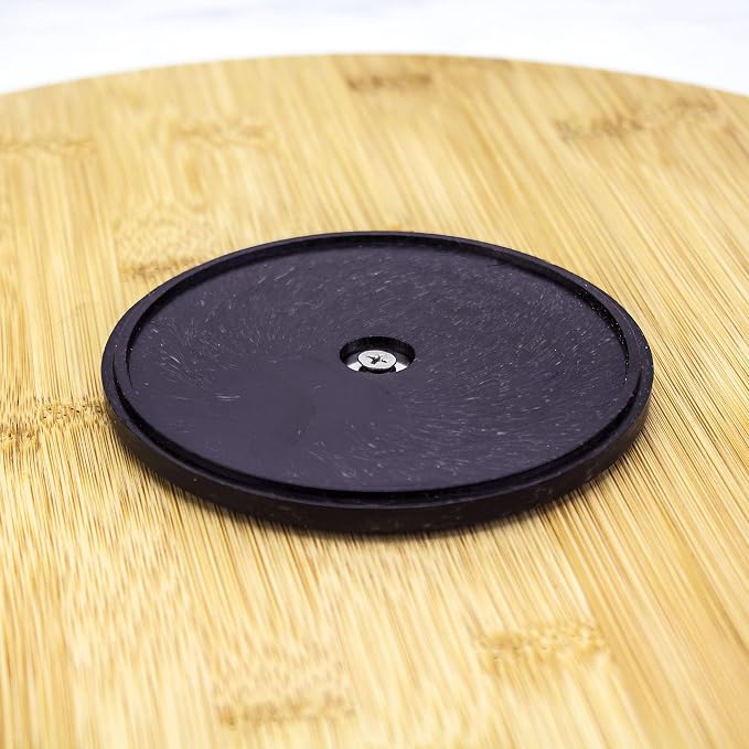 TB Home 14 Inch Bamboo Lazy Susan Turntable Organizer for Kitchen & Table Top