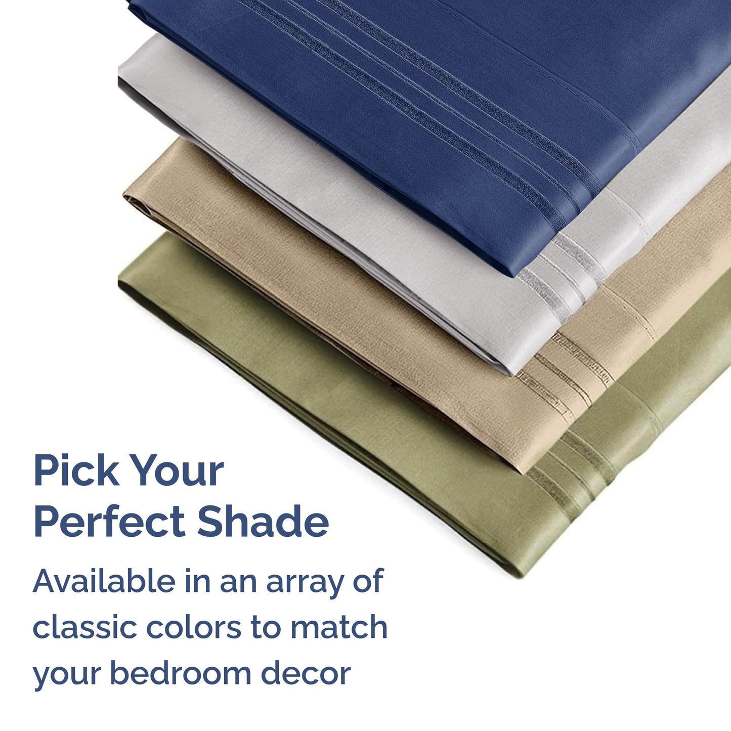 Queen Pillow Cases Set of 4 - Ultra Soft Hotel Quality Pillowcase Covers - Comfy, Cozy & Wrinkle Free - Shrinkage, Stain and Fade Resistant - Machine Washable Pillow Protectors - 4 Piece Set - White