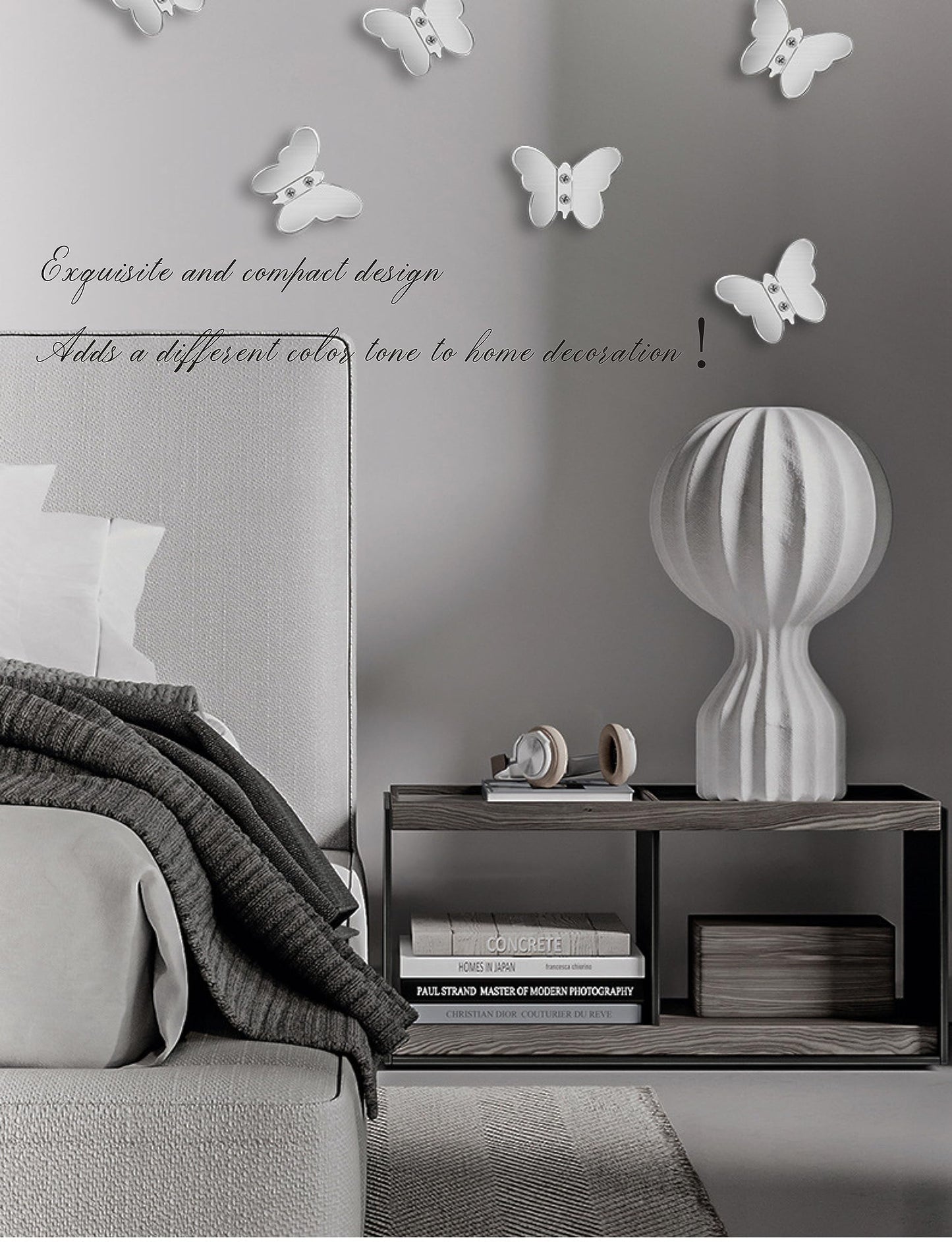 AWISZZZ 3D Gold Butterfly Wall Decor Aesthetic Minimalist Decor Style For Bathroom Or Home Bedroom Room Metal Art Hanging Aluminum Butterfly