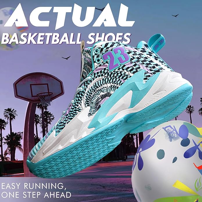 Men Basketball Shose Breathable Men Non Slip Outdoor Fashion Sneakers