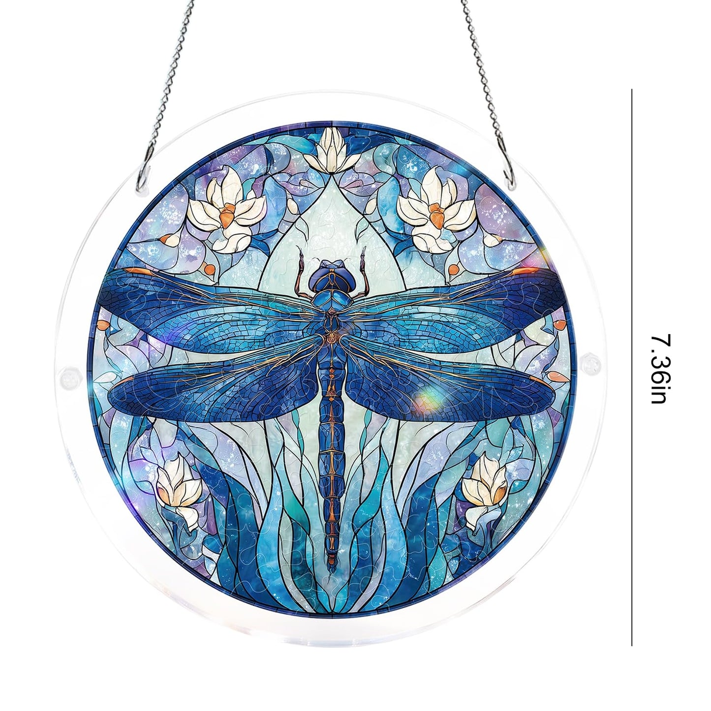Acrylic Jigsaw Puzzle Suncatcher | 83 Pieces Acrylic Puzzles Suncatchers for Windows Hanging | Stained Glass Window Puzzle Sun Catcher for Adult | Aesthetic DIY Arts & Crafts for Home Decor