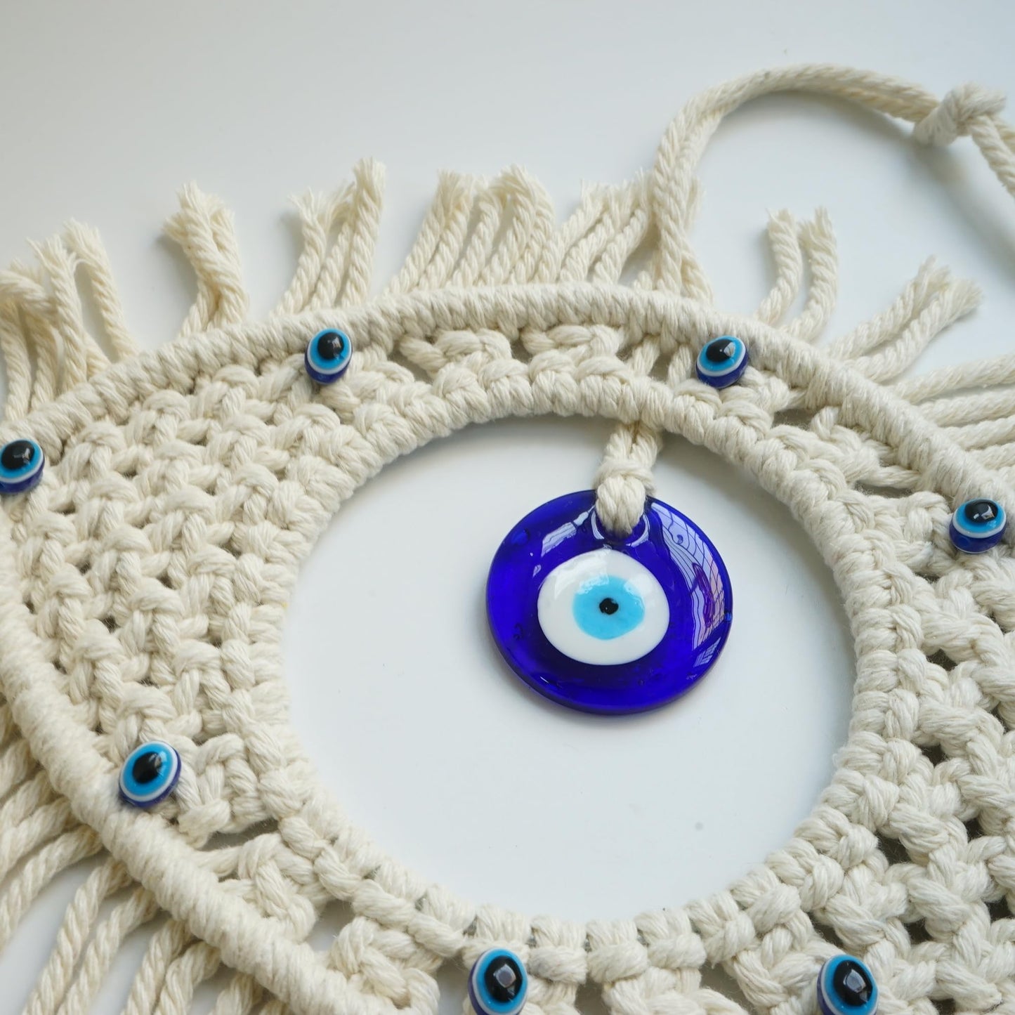 Yeaco Boho Style Handmading Wall Decor with Evil Eye Dream Catcher