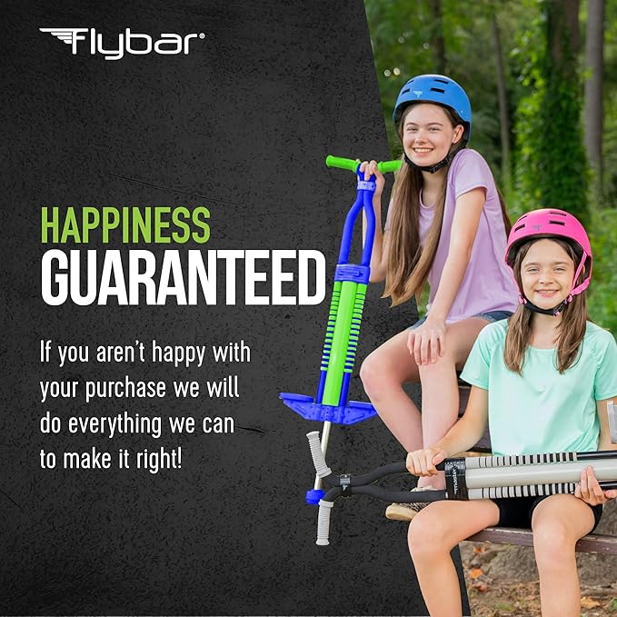 Flybar Master Pogo Stick for Kids Ages 9+, 80–160 lbs – Easy Grip Handles – Active Exercise Toy for Tweens & Teens – Outdoor Toy with Non-Slip Foot Pegs for Boys and Girls – No Assembly Needed