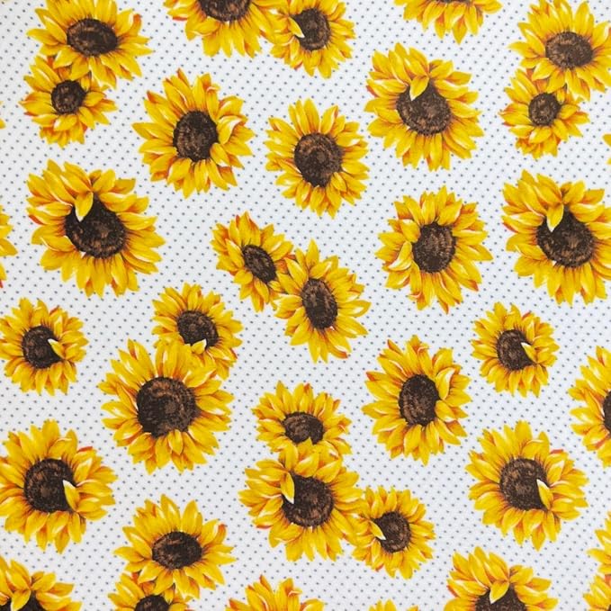 Serafina Home Summer Sunflower Throw Blanket: Beautiful Fleece Flowers with Yellow Brown White Accents, 50" x 60", for Couch, Bed, Travel