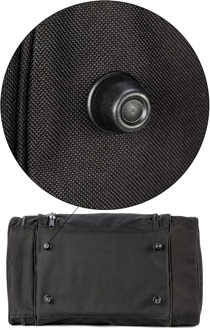 Gym Duffel Bag for Men Sports Duffel Bag with Shoe Compartment (BLACK-Model A)