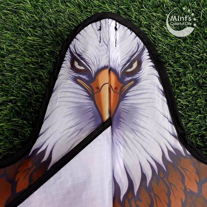 Bald Eagle Kite for Adults and Kids, Huge Kites Easy to Fly Single Line Kite for Beach Trip