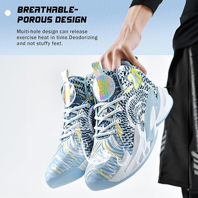 Men Basketball Shose Breathable Men Non Slip Outdoor Fashion Sneakers
