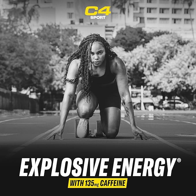 Cellucor C4 Sport Pre Workout Powder Watermelon - Pre Workout Energy with Creatine + 135mg Caffeine and Beta-Alanine Performance Blend - NSF Certified for Sport 30 Servings
