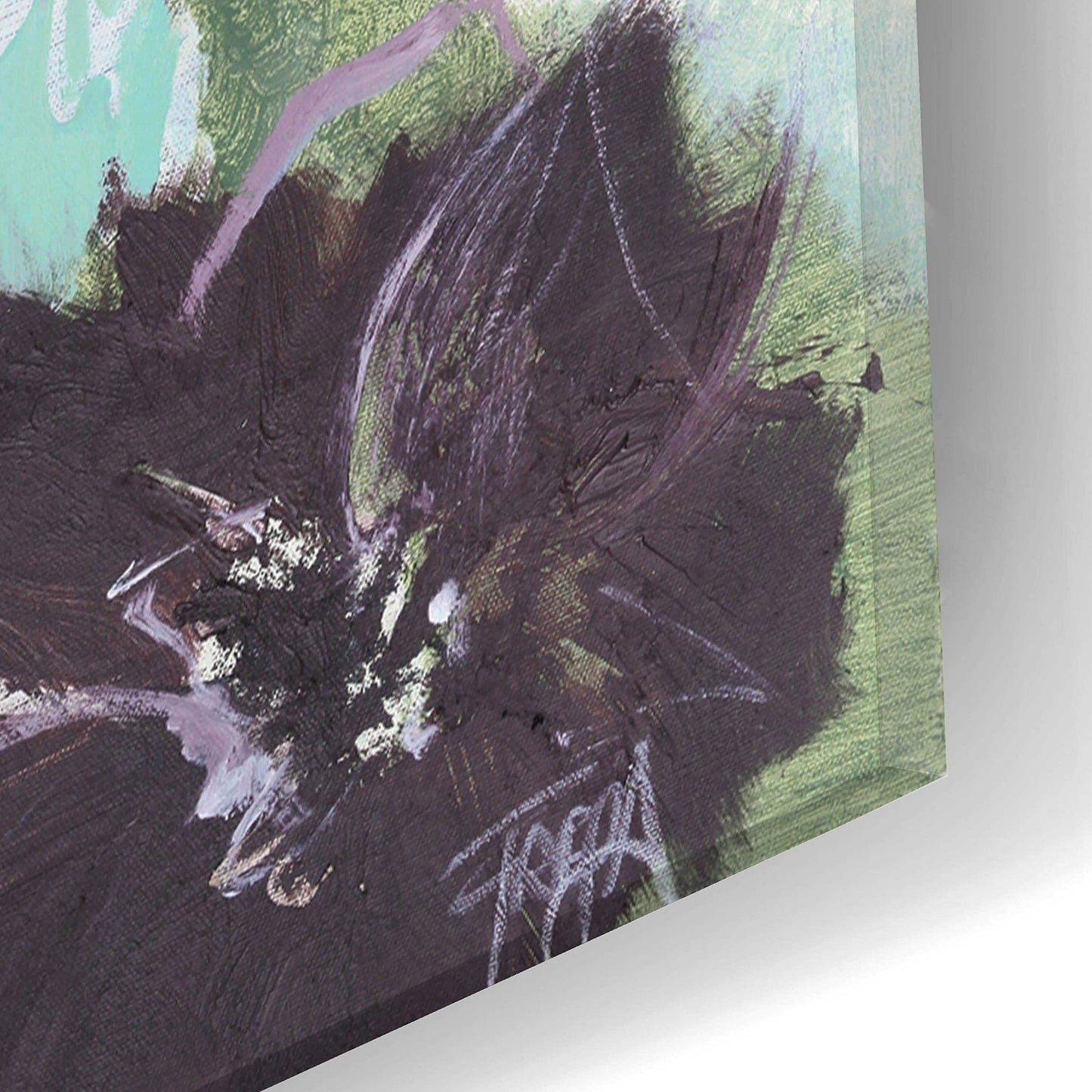 Epic Art 'Flower Blush 2' by Design Fabrikken, Acrylic Glass Wall Art, 16"x24"