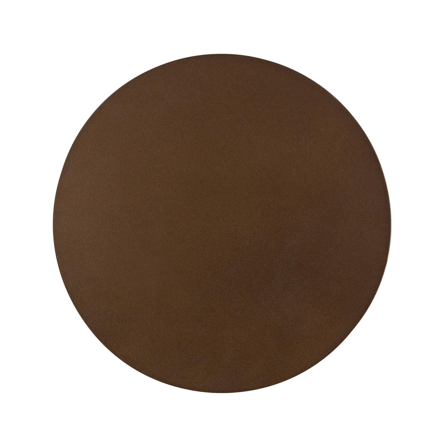 Kate and Laurel Joya Modern Round Drink Table with Carved Wood Base, 10 x 10 x 22, Bronze and Green, Transitional Wood and Metal Pedestal Table for Use as Indoor Plant Stand or Living Room Decor